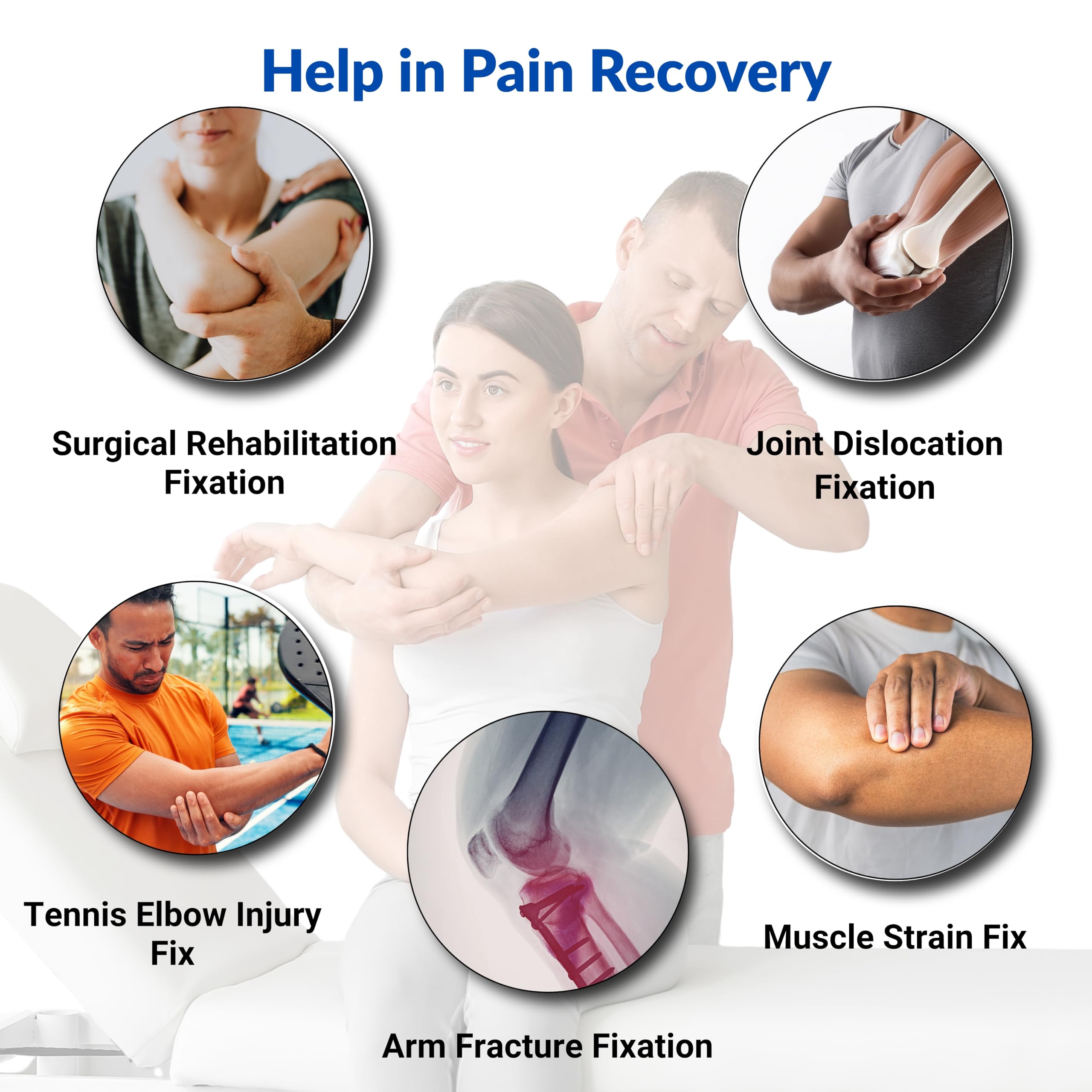 Wonder Care Tutore immobilizzatore spalla sinistra destra Collare clavicola Lussazione ossea Sublussazione Stabilizzatore spalla Tutore compressivo dopo intervento alla cuffia dei rotatori_nero UNI