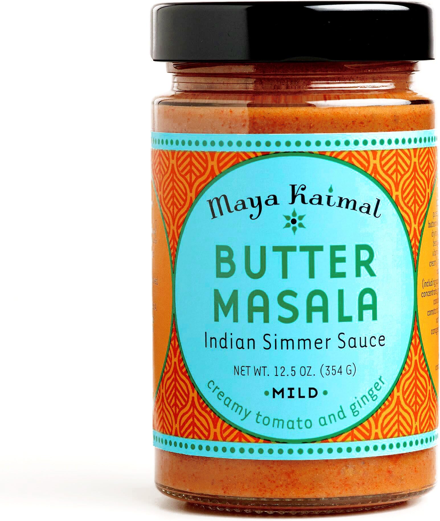 Maya Kaimal Butter Masala Indian Simmer Sauce 12.5 oz each (5 Items Per Order)