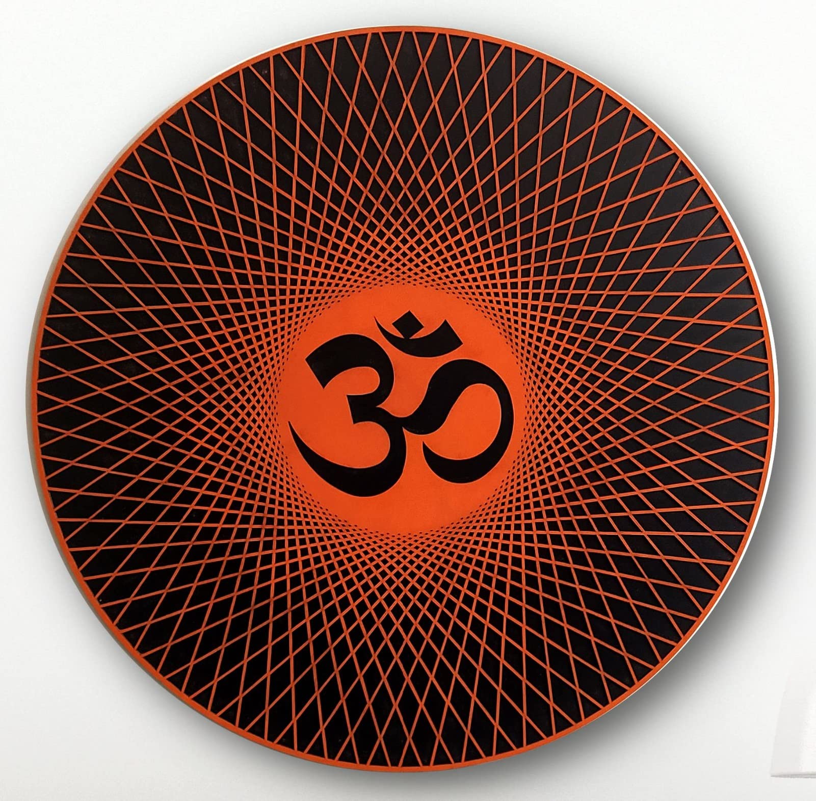 MODERN BOIS ART Beautiful Om Design Wooden Wall Hanging Orange Living Room Wooden Wall Decoration (Orange 01) (B09T864LSK) Amazon Price History, Amazon Price Tracker