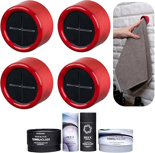 Vista 19 de HEFA Toallero, ganchos para toallas, soporte para toallas de platos, organización de cocina, accesorios de baño, gancho para toallas de cocina