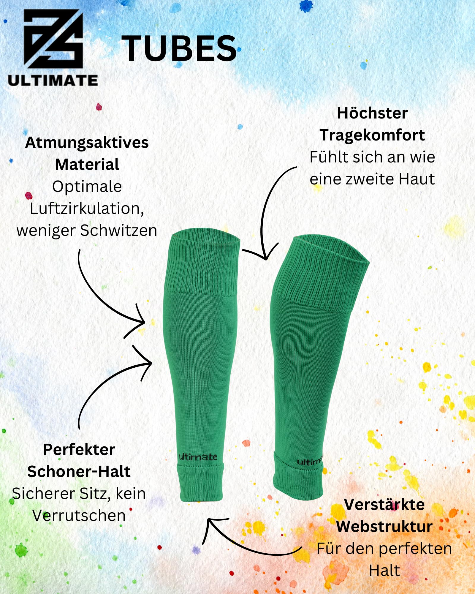 Tubes, vert, L