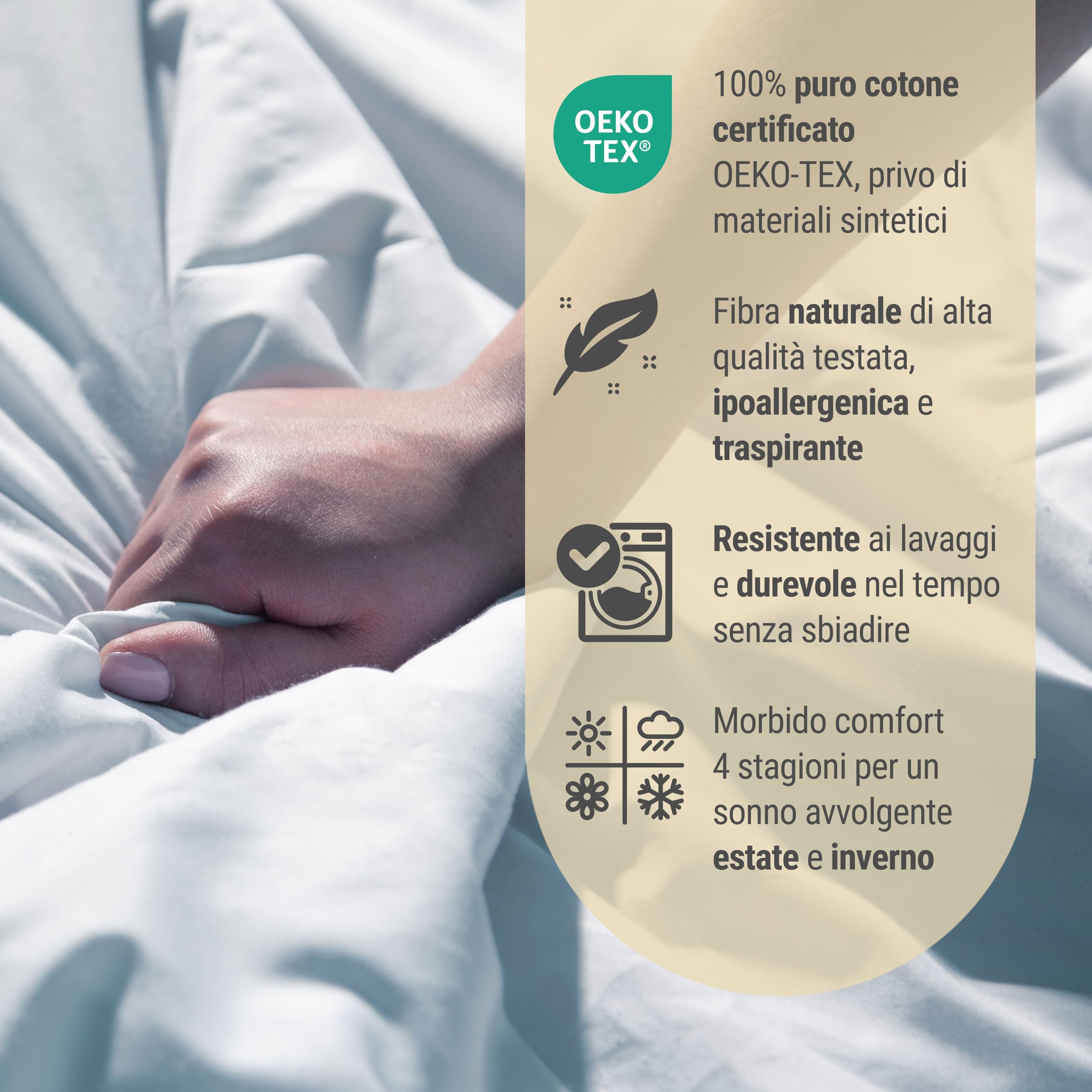 Dorian Home - Federe Cuscino Letto 50x80 Cotone 100% Puro, Morbido e Certificato, Coppia di 2 Federe Abbinate da Aggiungere al Set Copripiumino, Federa Cuscini 4 Stagioni con Comoda Patella di 18 cm