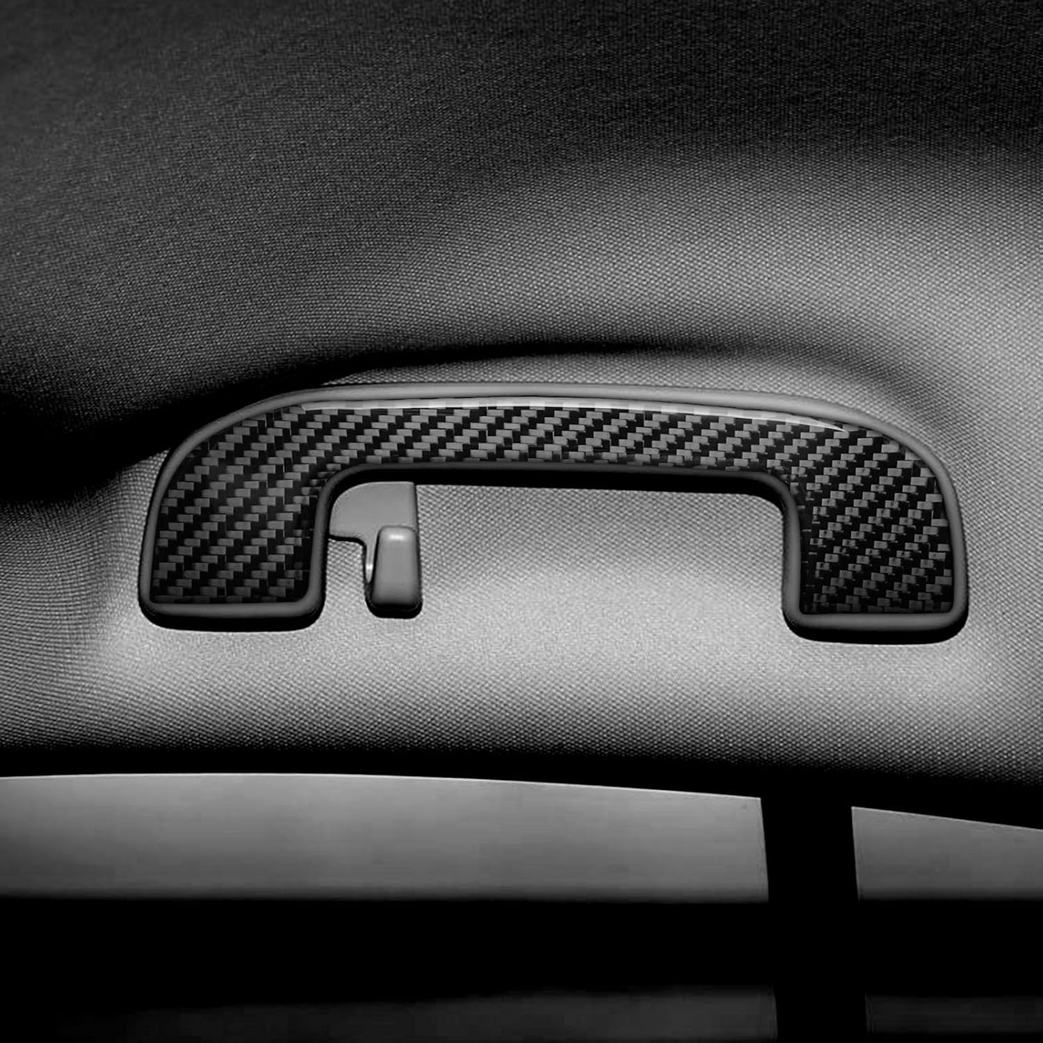 Overhead Roof Handle Roof Top Grab Cover Trim Interior Accessories Compatible with Toyota Camry 2025 2026 Accessories Carbon Fiber 4pcs