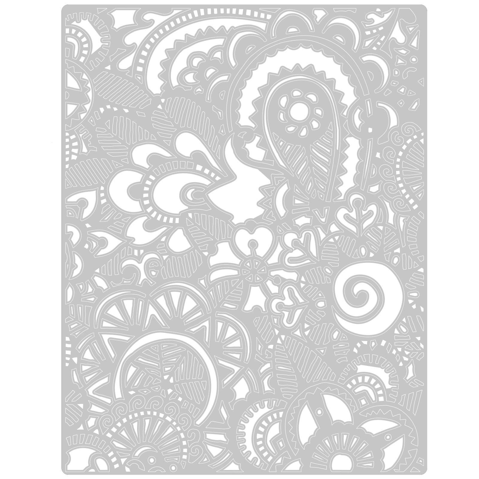 Fustella Thinlits Tim Holtz - Artistic Scribble #2 (664432) - 10,8x13,97 Cm