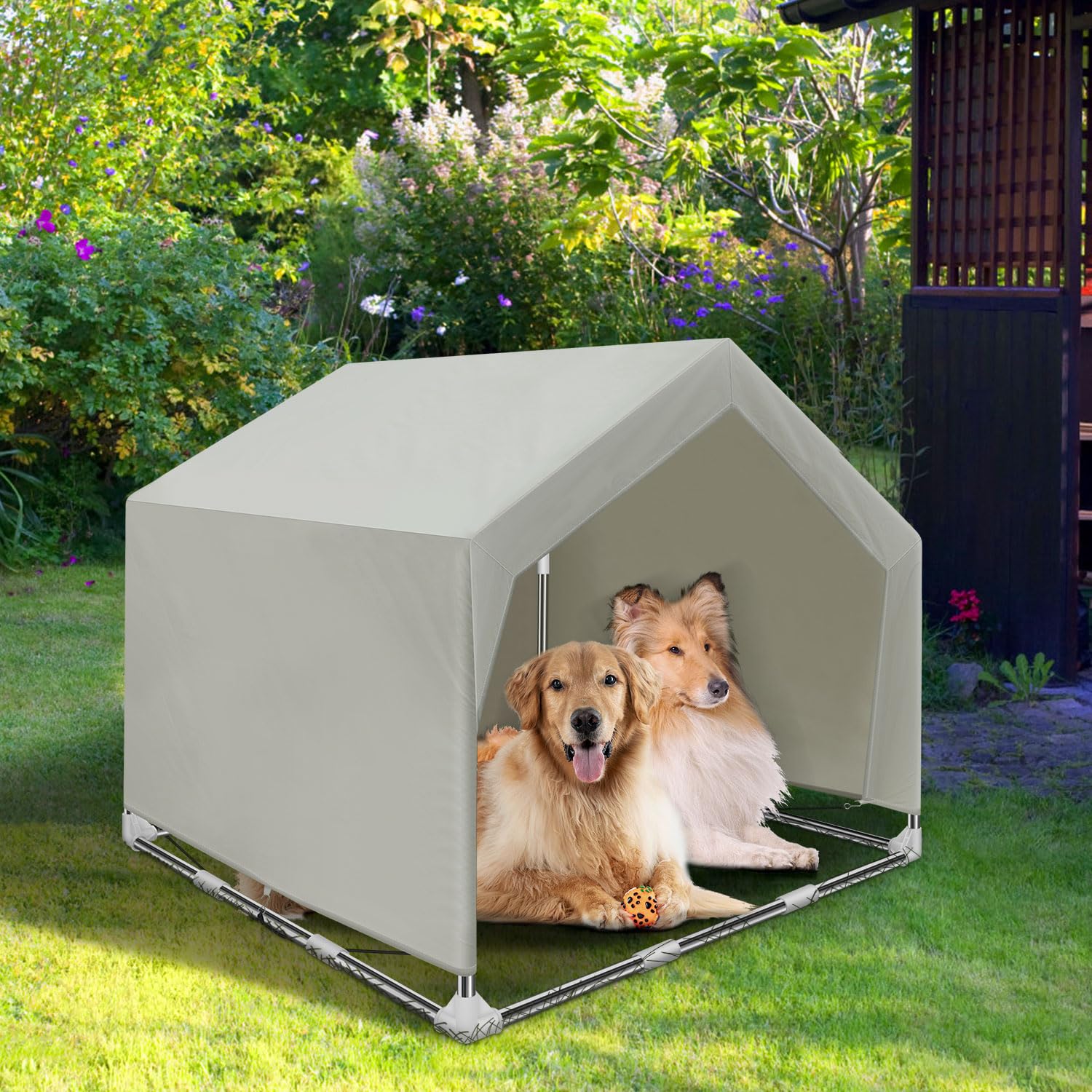 Tente Pliable Et Imperméable Pour Petits Chiens Et Chats Utilisation Intérieure Et Extérieure