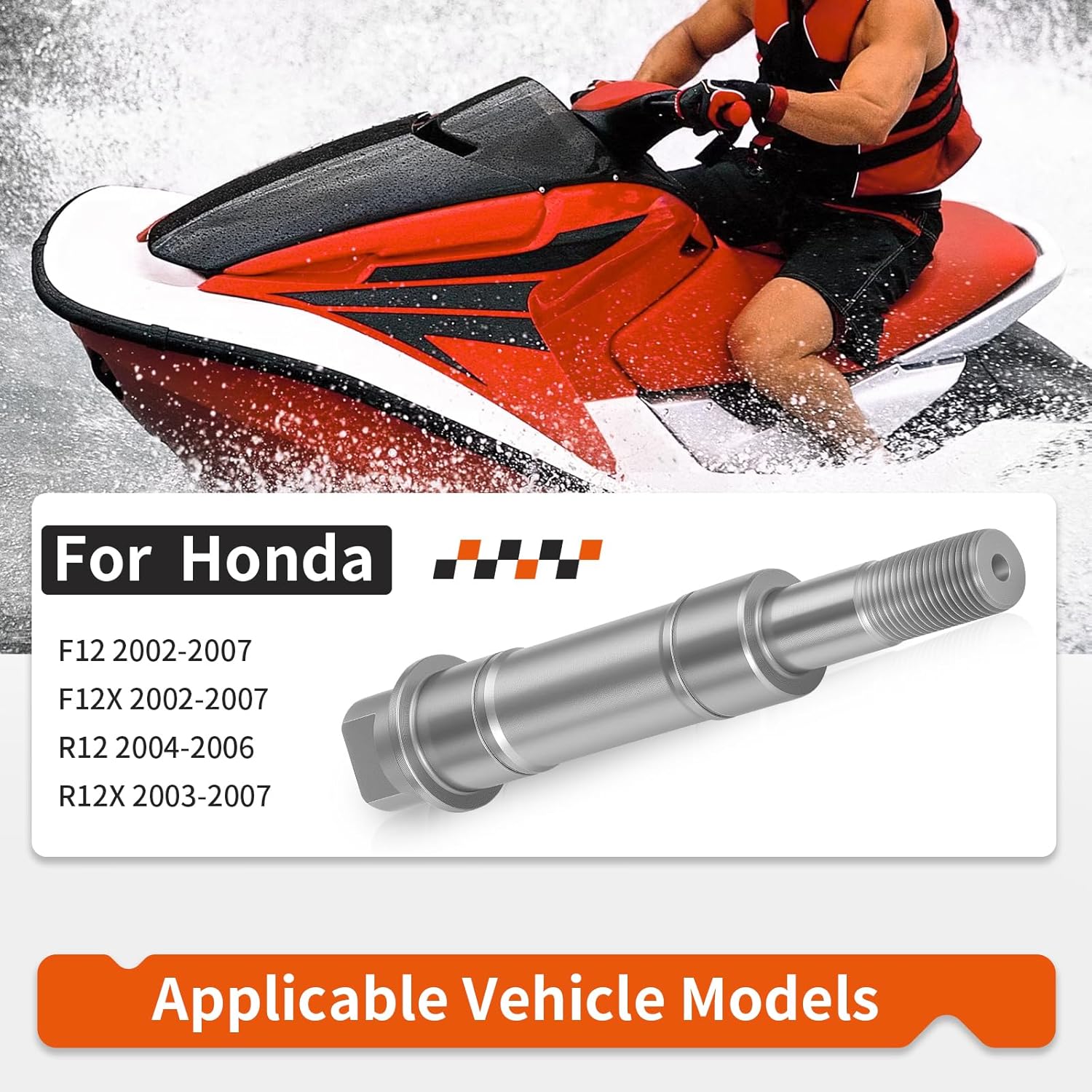 Impeller Shaft For Honda Aquatrax R12 R12X F12 F12X 2002-2007 41161-HW1-670