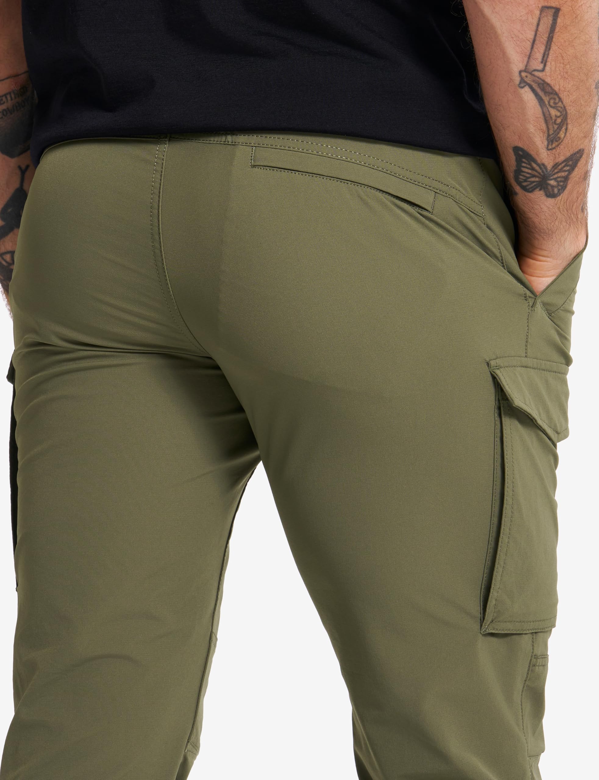 RevolutionRace Adventure Cargo Stretch Pants Męskie, Spodnie trekkingowe do wszystkich aktywności na świeżym powietrzu