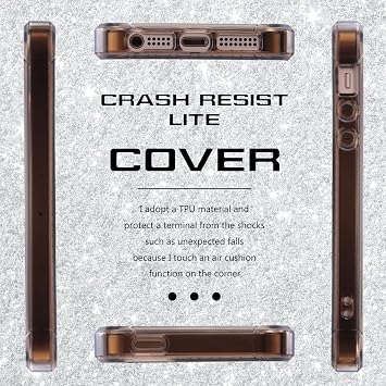 Layout iPhone SE / iPhone5s / iPhone5 Case Shockproof Case Crash Resistant Light Clear Black RT-P11SC1/B