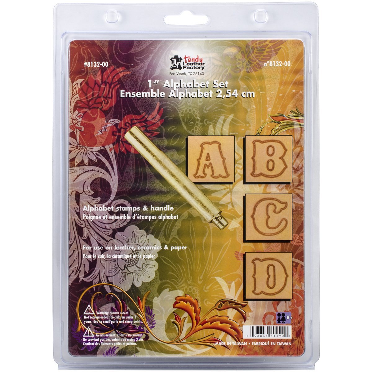 Tandy LeatherCraftool� 1" (25 mm) Standard Alphabet Set 8132-00