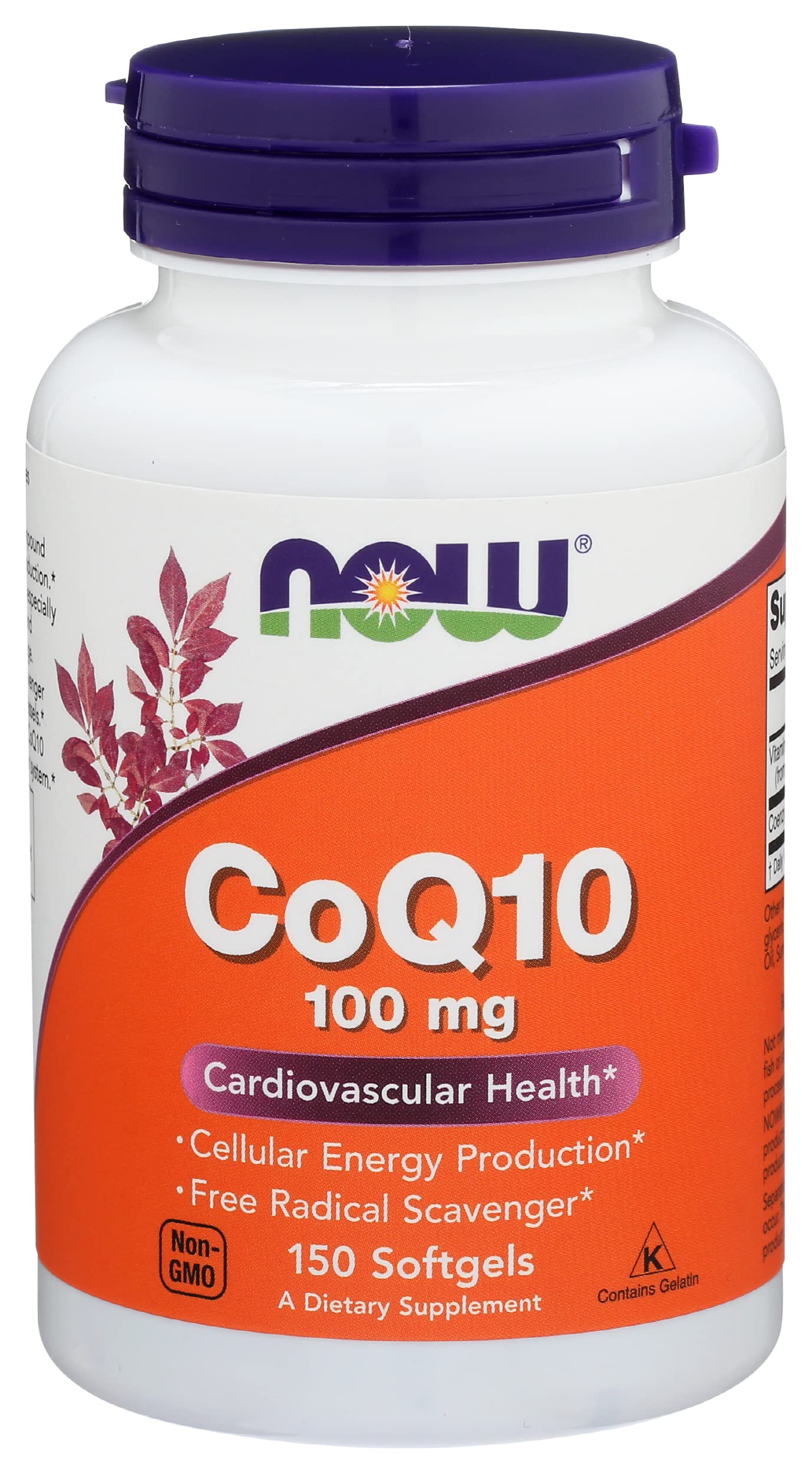 Now Foods CoQ10 100mg Standard - 150 Cápsulas