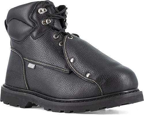 Miniatura 1 de Iron Age Para hombre Groundbreaker 6 Pulgadas De Acero Eléctrico Toe Externa Met Guard Trabajo Seguridad Zapatos Casual - Negro
