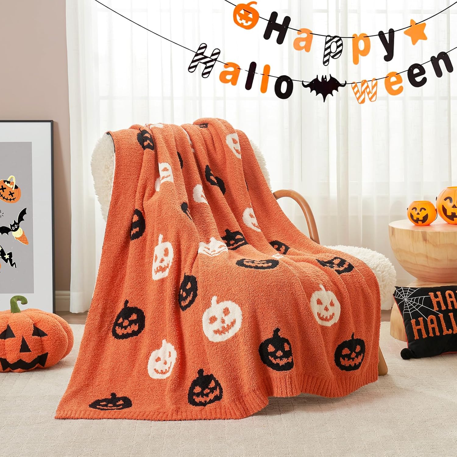  Halloween Throw Blanket
