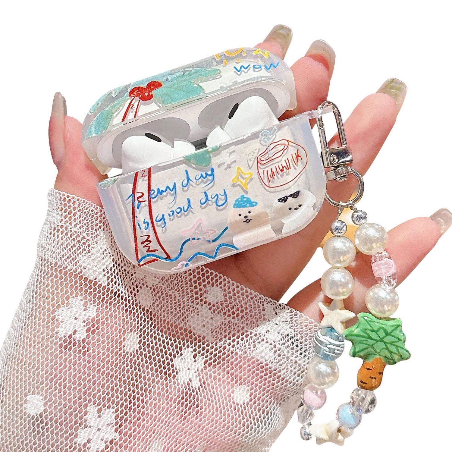 Cute Airpods Pro Case Cover Colorful Cute Airpods Pro Case With