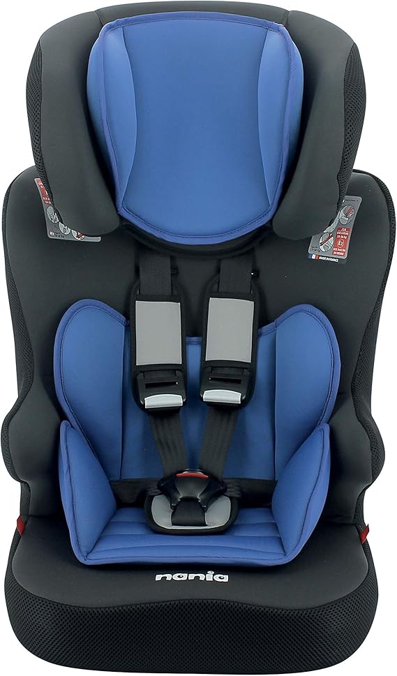 Siege Auto Rehausseur Avec Harnais Racer Groupe 1 2 3 9 36kg Avec Protection Laterale Fabrication Francaise Nania Access Bleu Amazon Fr Bebe Et Puericulture
