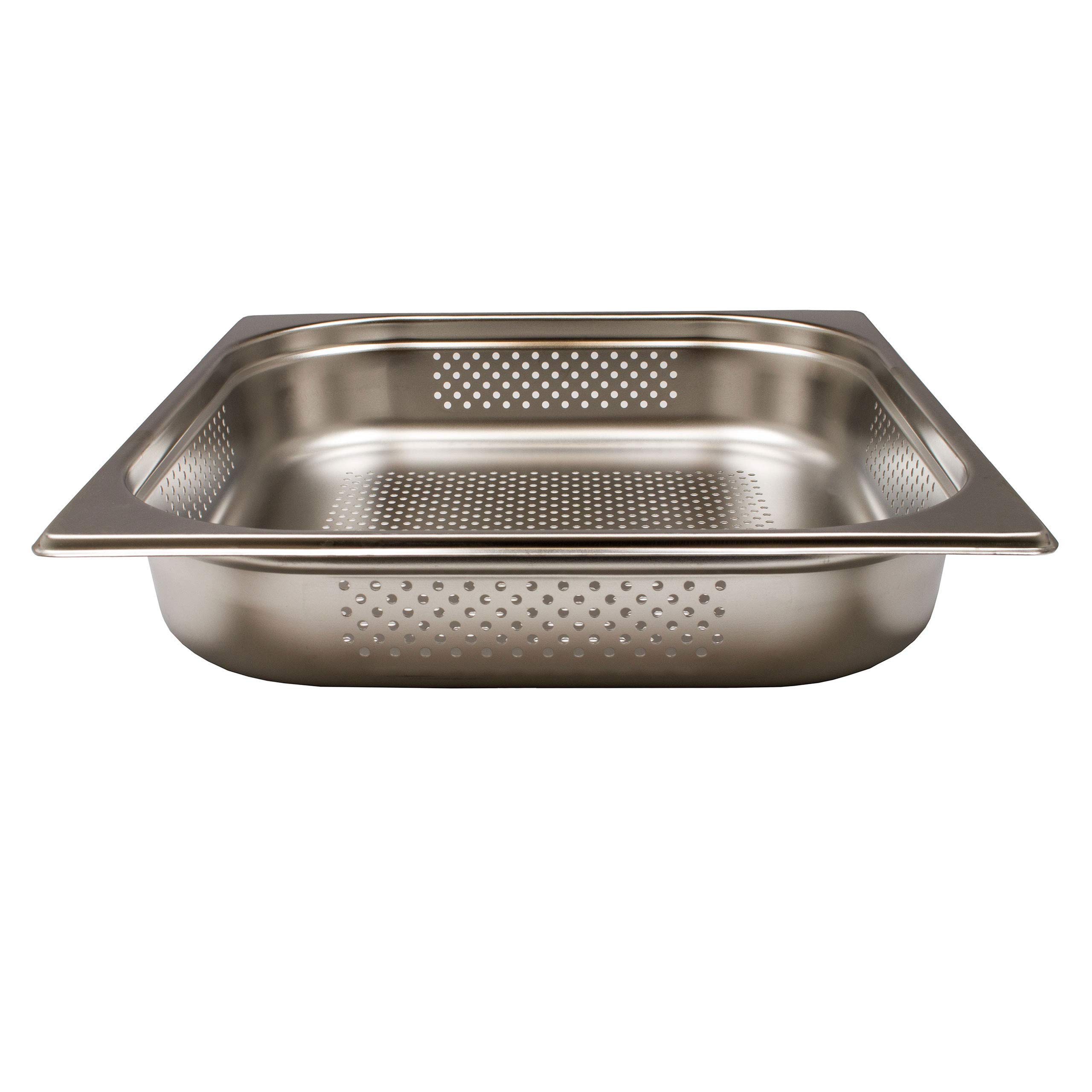 6 piezas Contenedores gastronorm GN 2/3 Contenedores GN acero inoxidable 4 litros profundidad 65mm perforados