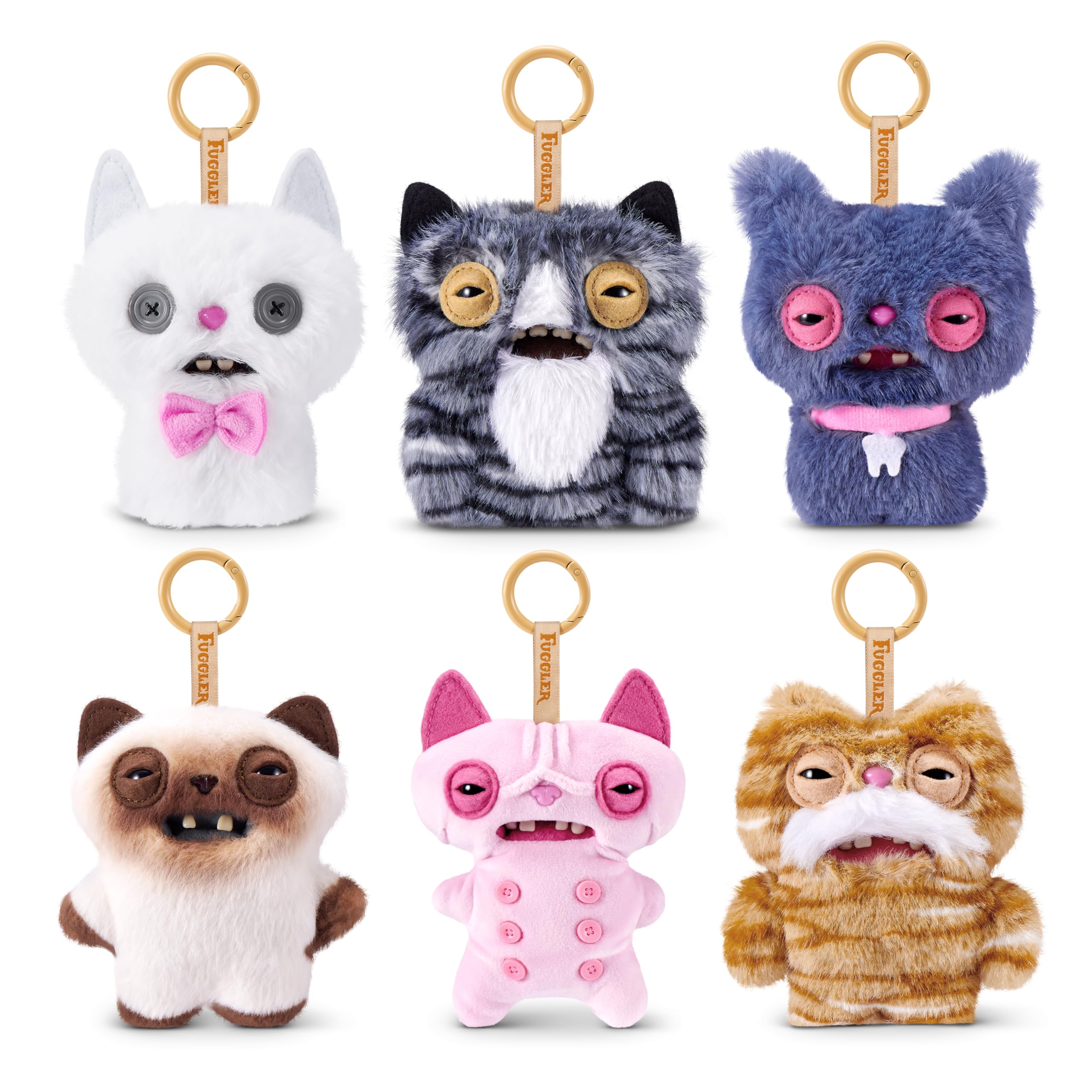 Fuggler Mini-seria 1-aleja breloki dla kota 12,7 cm 6 szt