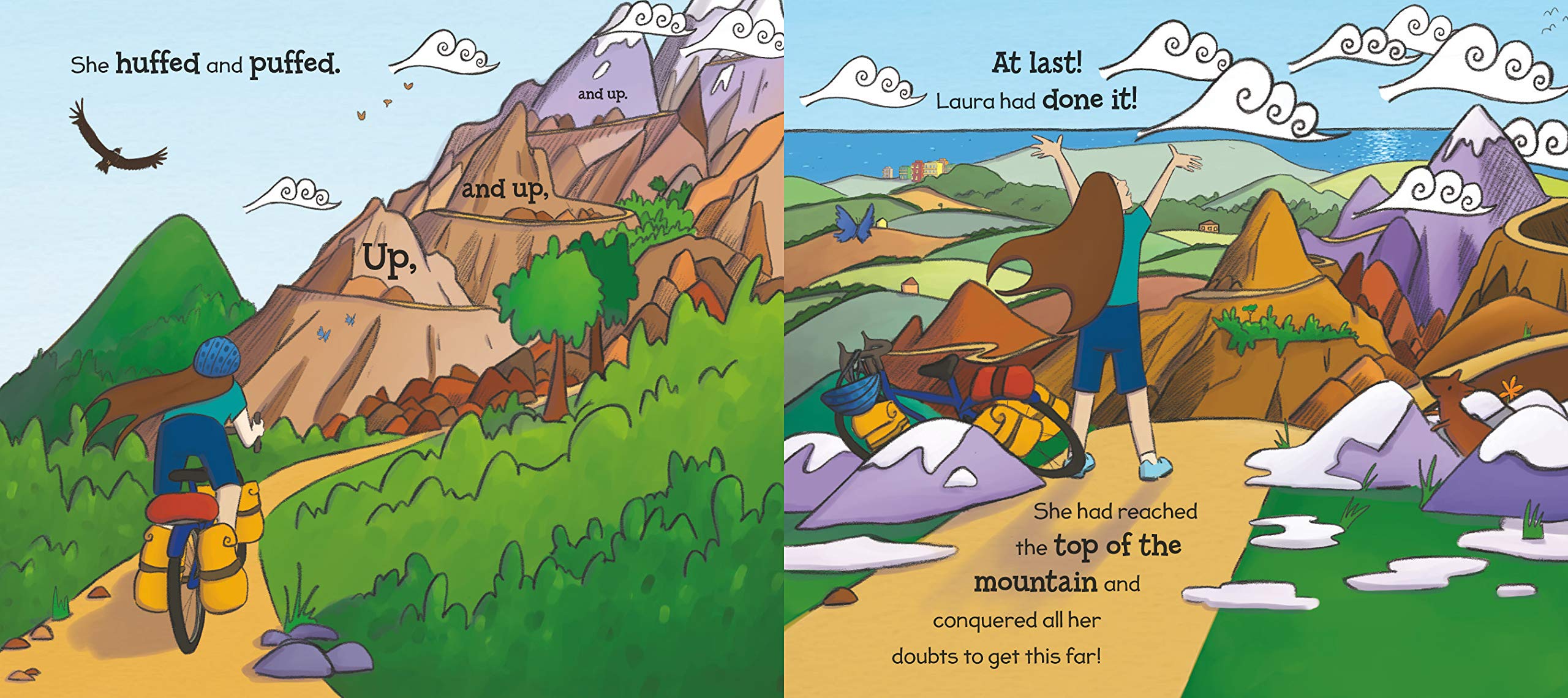 Mountains of Dreams (One Girl and Her Bicycle) 1