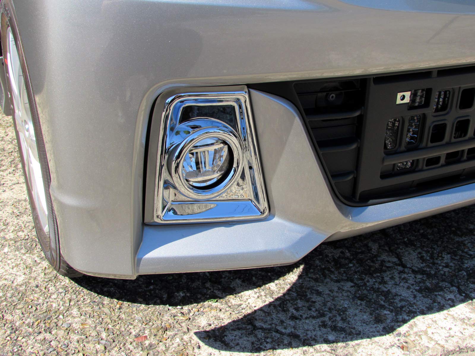 ワゴンRスティングレー MH44S メッキ フォグライトリング F