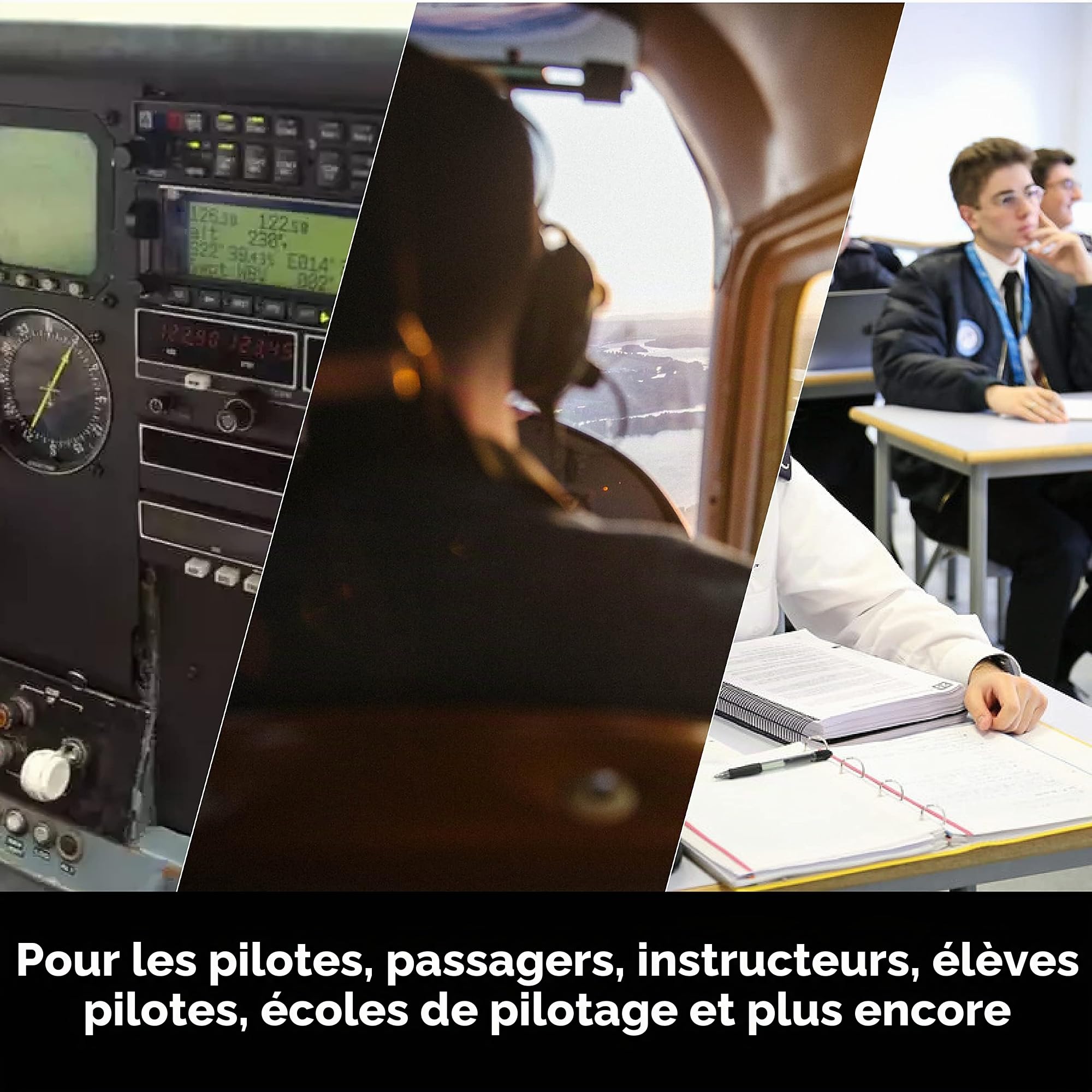 KORE Aviation Série P1 Tige Pnr Pilot Aviation Headset – Noir