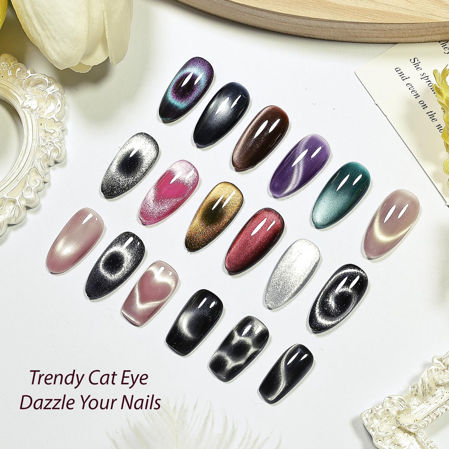 Cat Eye Nail Magnet Set - Create Stunning Designs -9