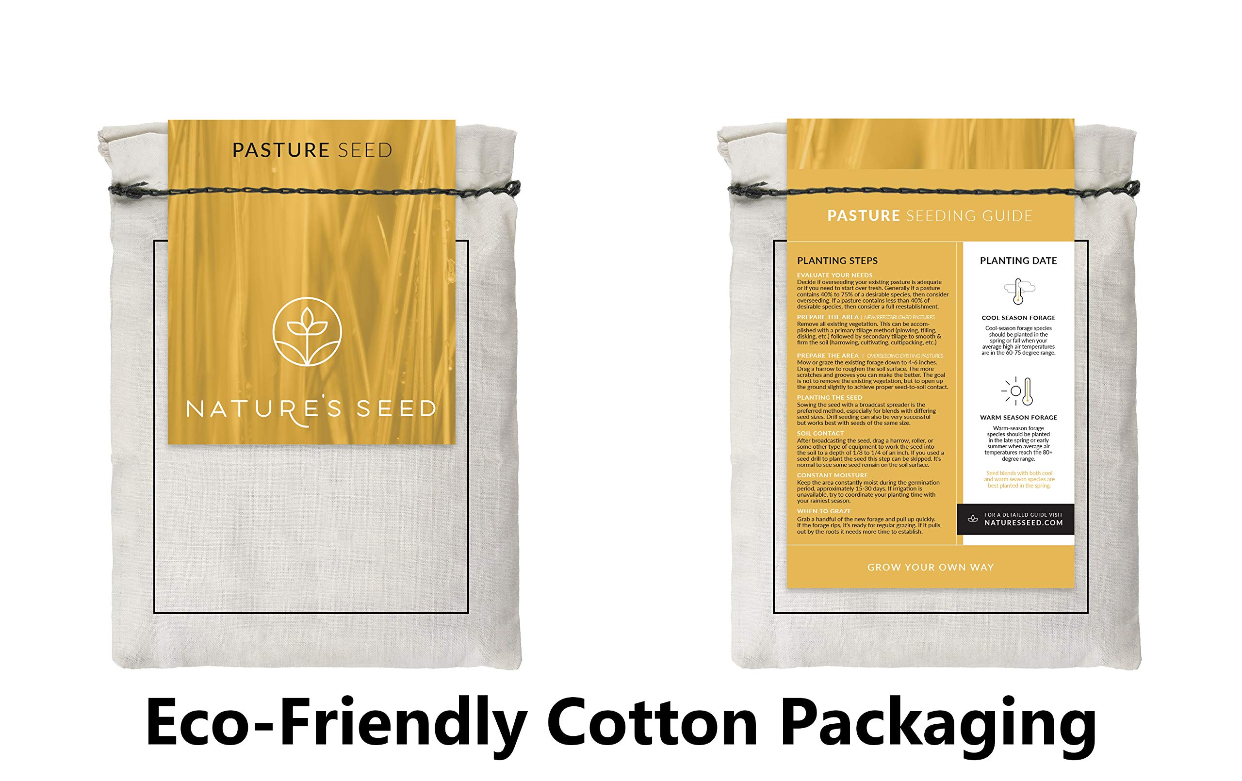 Nature's SeedPB-IWDC-1-A 1 Acre Intermountain West Dairy Cow Pasture Blend