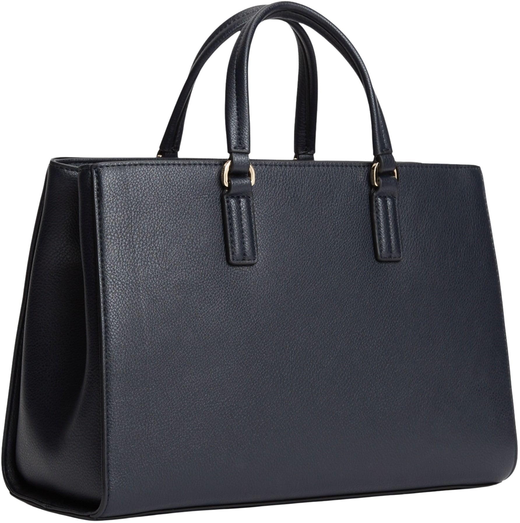 Tommy Hilfiger Damen Satchel Bag Tasche Daily mit Branding, Blau (Space Blue), Einheitsgröße