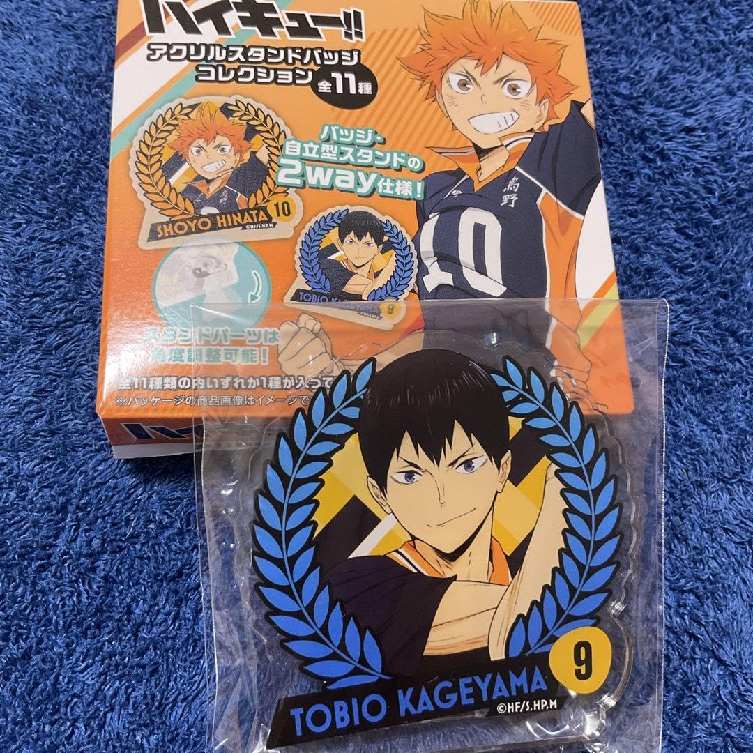 Amazon.co.jp: ハイキュー?? アクリルスタンドバッジ 影山飛雄 烏野 未 