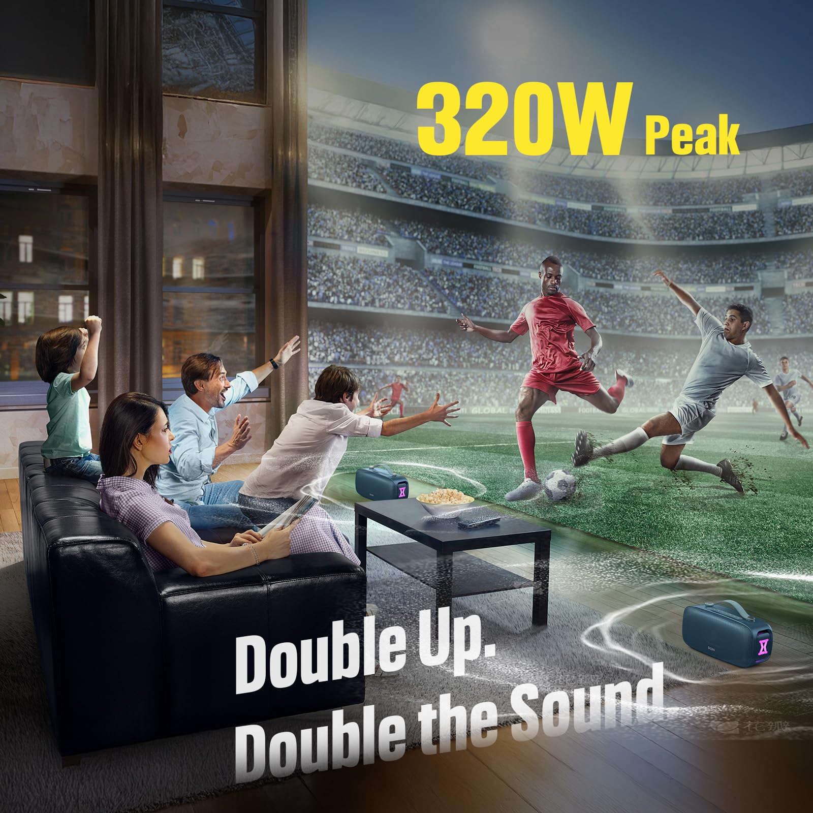 Amazon.co.jp: DOSS Extreme Boom Pro D300 bluetoothスピーカー