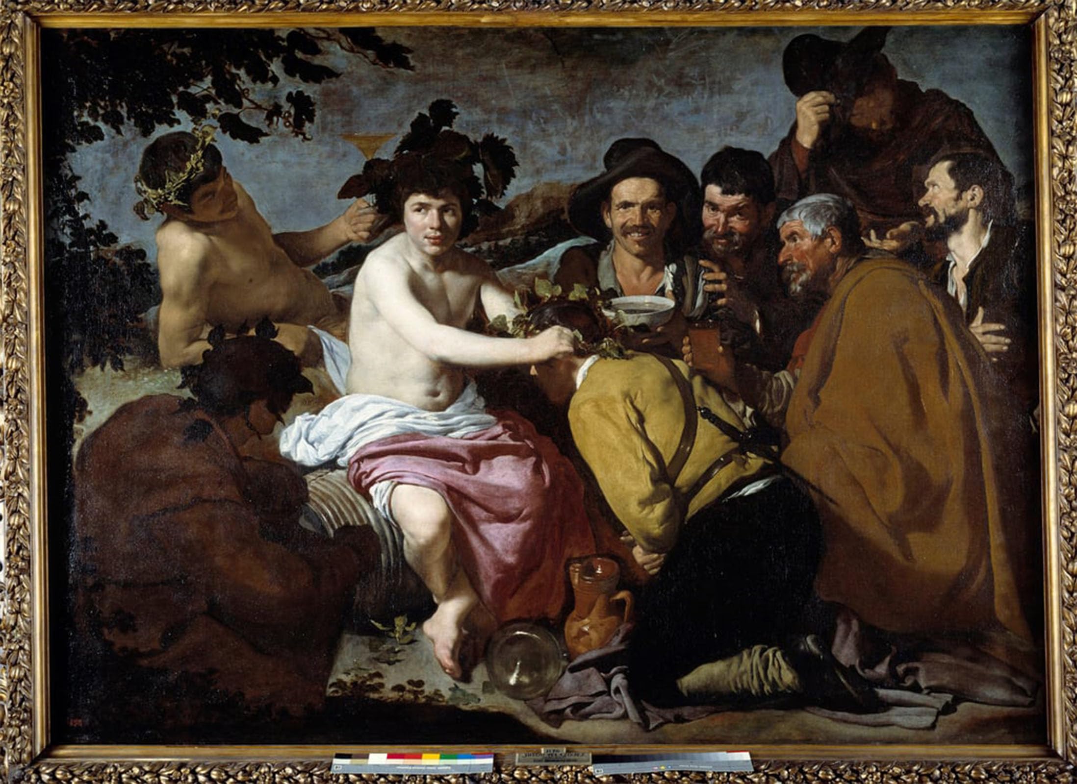 ARTXLXXBN Famous Art Print Poster Vintage Wall Art the Bacchus or the Drunks by Diego Rodriguez De Y Velazquez Canvas Art Poster for Home Decor 60x90cm