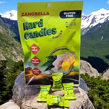 Amazon.com : ZANGBELLA Ginger Hard Candy - Relief Nausea, Motion
