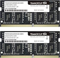 Vista 12 de TEAMGROUP Elite DDR4 de 8 GB individual 3200 MHz PC4-25600 CL22 sin búfer, no ECC 1.2 V SODIMM 260 pines para laptop estilo Notebook, PC, módulo