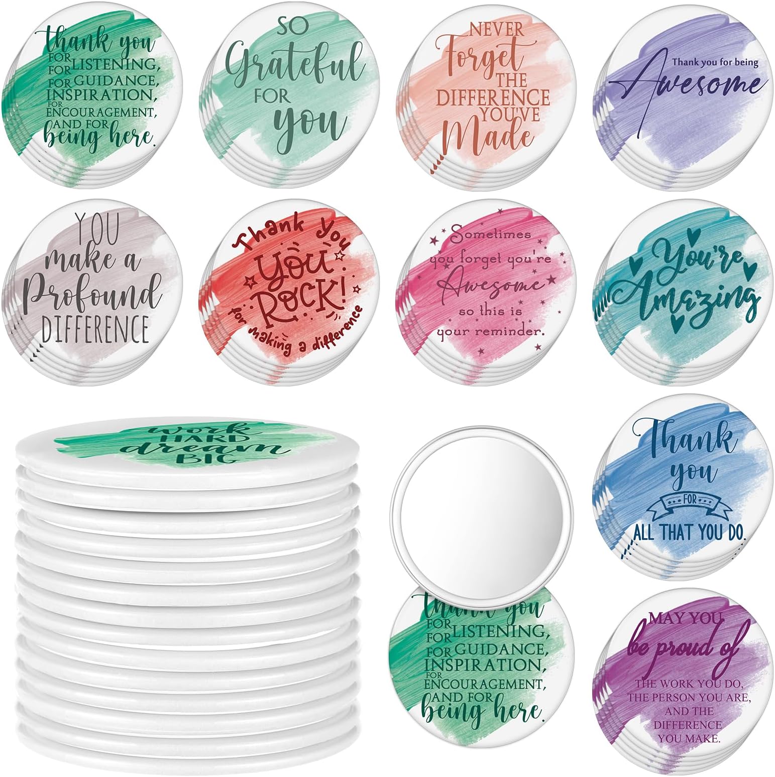 Tradder 50 Sets Inspirational Appreciation Gifts Compact