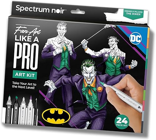 Miniatura 10 de Spectrum Noir Kits de arte de DC para ventilador profesional (Harley Quinn)