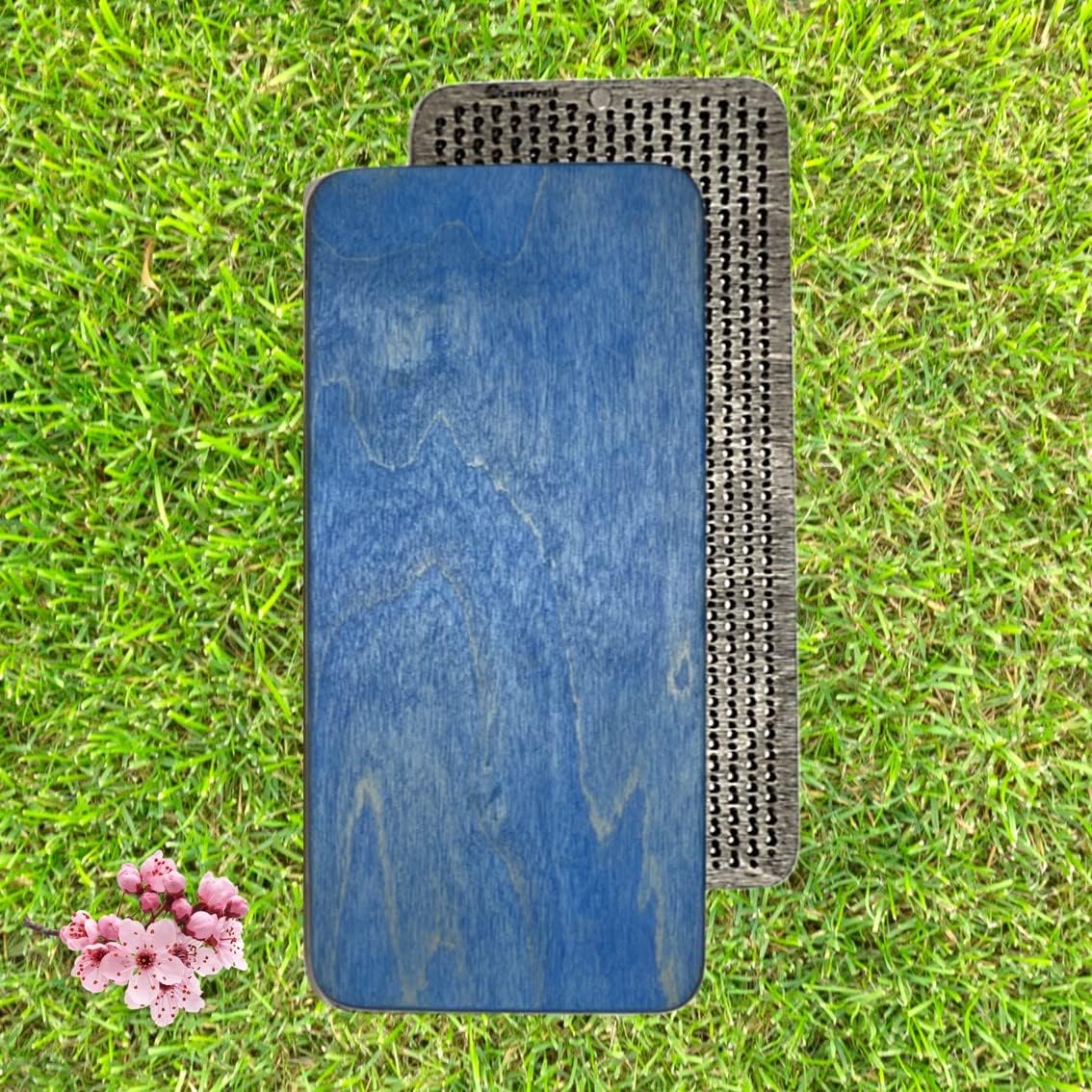 Sadhu Board with Galvanic Nails Yoga for Beginners Practice Meditation Standing Folding Board Blue Nails Step 0,31 in
