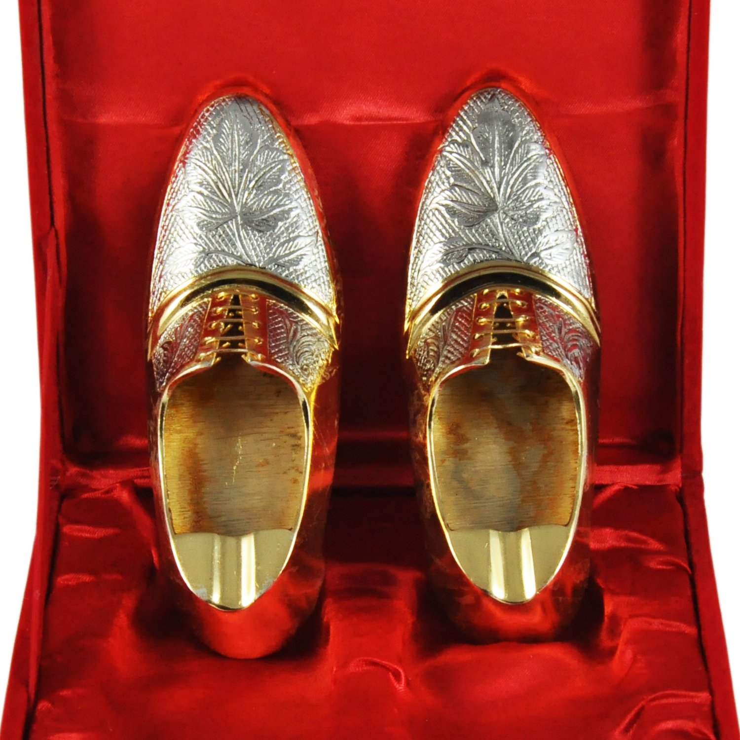 Buy Richi Rich Silver And Gold Plated Shoe Set Online at Low Prices in