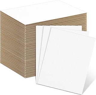 Henoyso 110 Pack 11 x 8. 5 Inch Corrugated Cardboard Sheets Flat Cardboa...