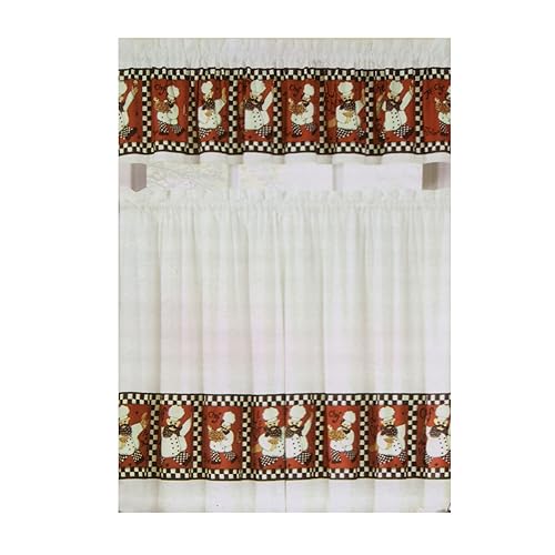 Fat Chef Kitchen Curtains Amazon Com