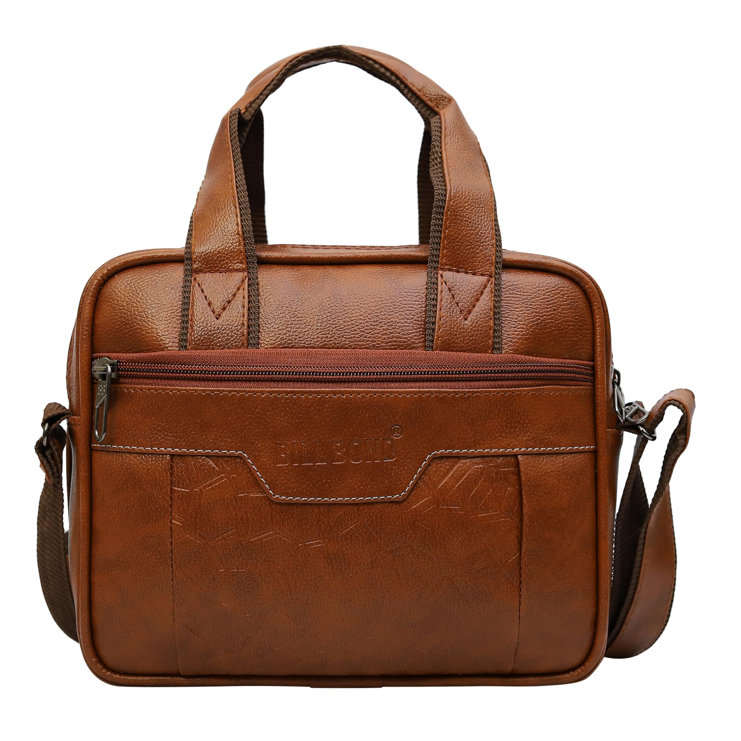 Laptop Bags for Men Office Use | Mobile & Pen Compartment with Multiple Organizers | PU Leather | Professional Office Bag for Man & Women-Gifts Item-image-27