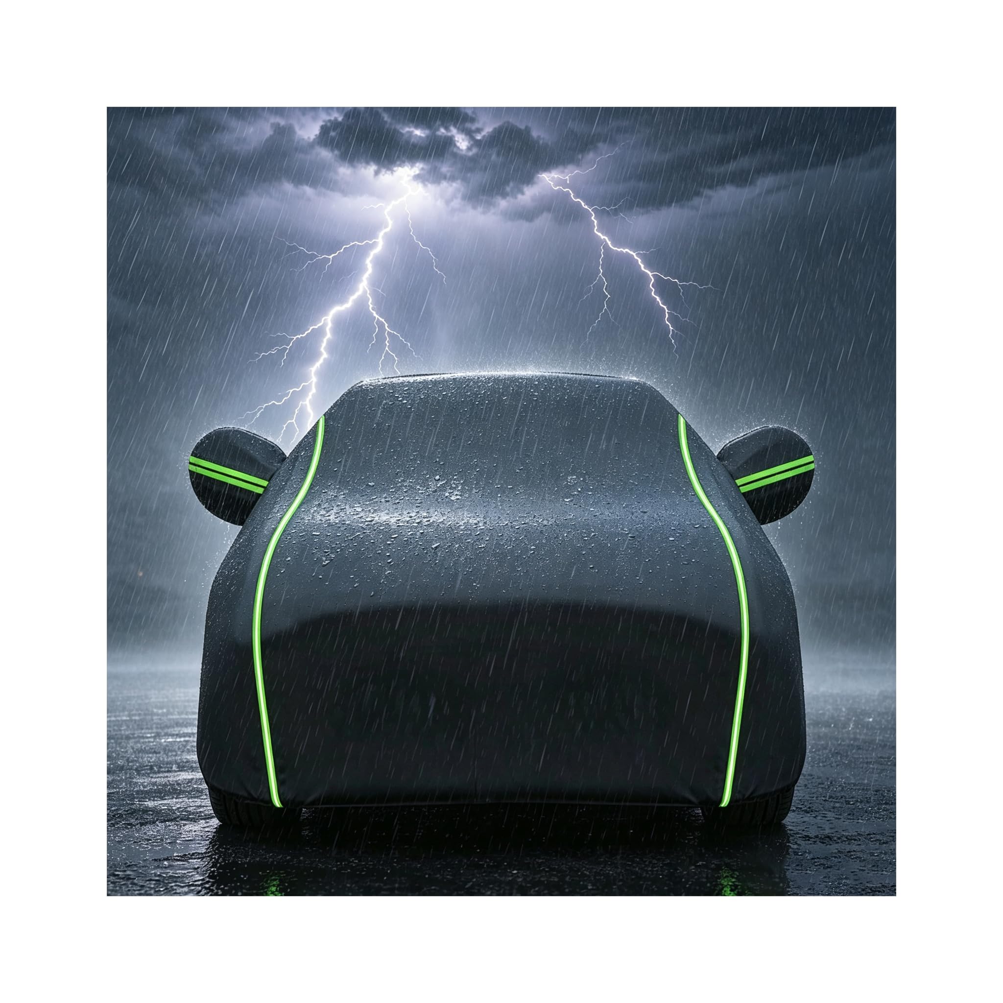 Telo Copriauto per Leapmotor T03 (2024-Present),Telo Copriauto 4 Stagioni Impermeabile Antigraffio – Protezione da Pioggia, Neve, UV e Polvere per Auto, SUV, Berlina