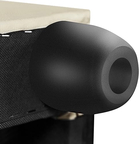 Miniatura 34 de Yaheetech Silla reclinable de cuero de 2 asientos, sofá moderno para sala de estar, cine en casa, color negro Negro -,Beige,Marrón,Gris,Beige