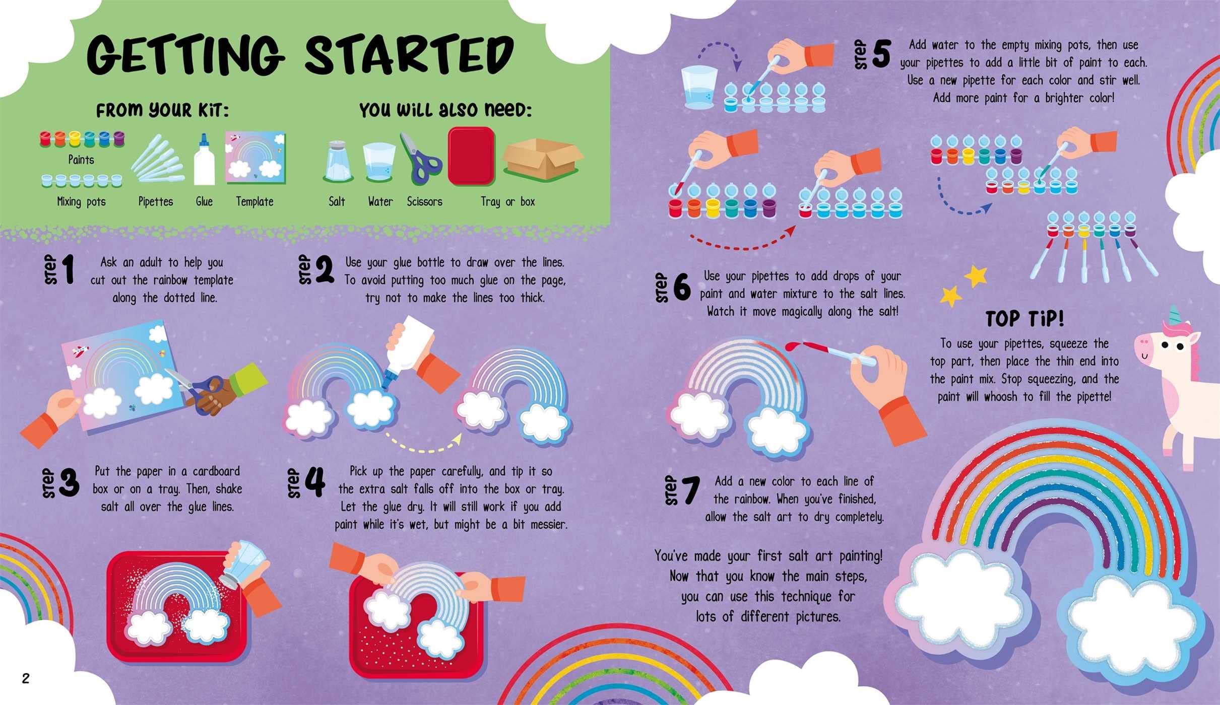 Salt Art: Arts & Crafts Kit for Kids