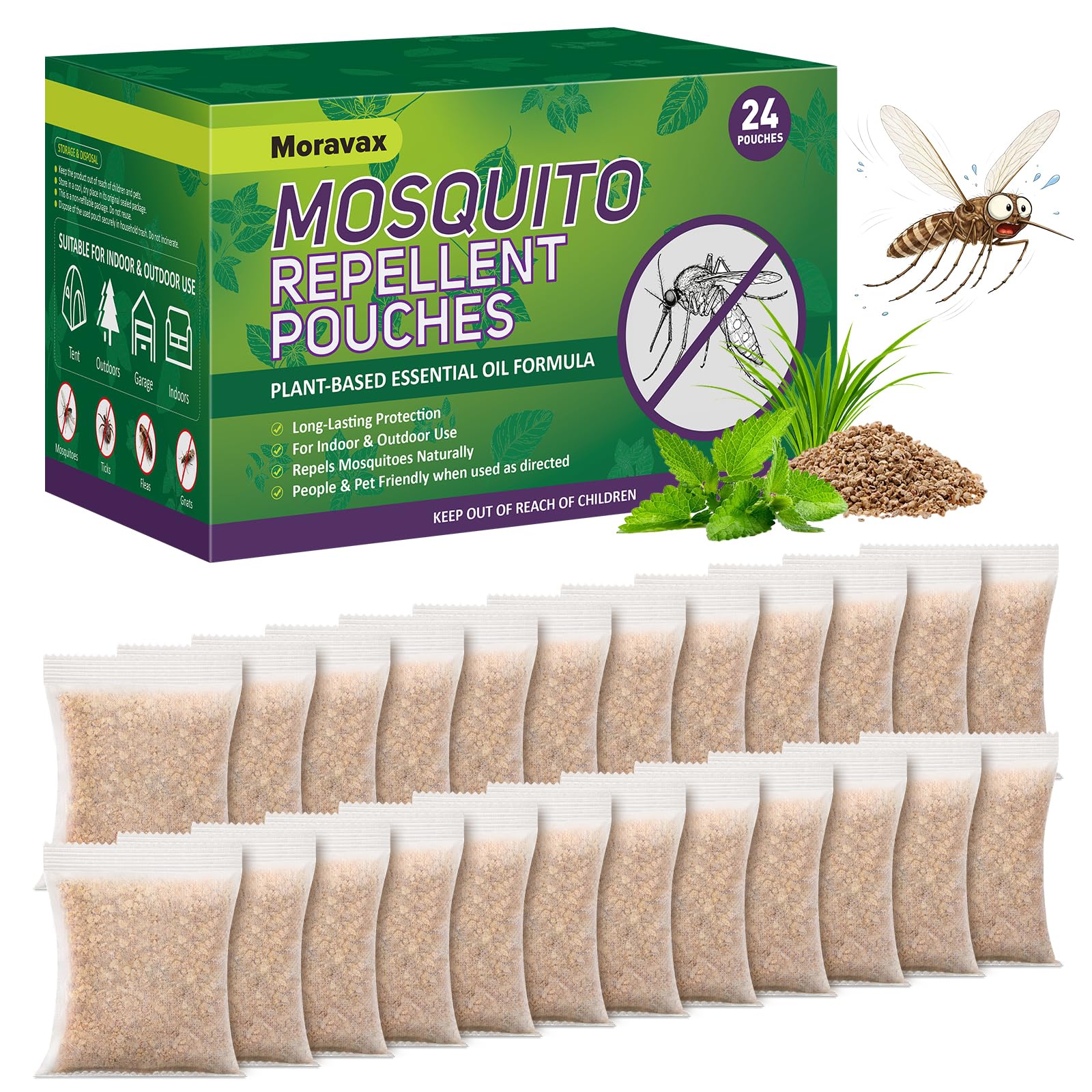 Mosquito Repellent Outdoor Patio Pouches