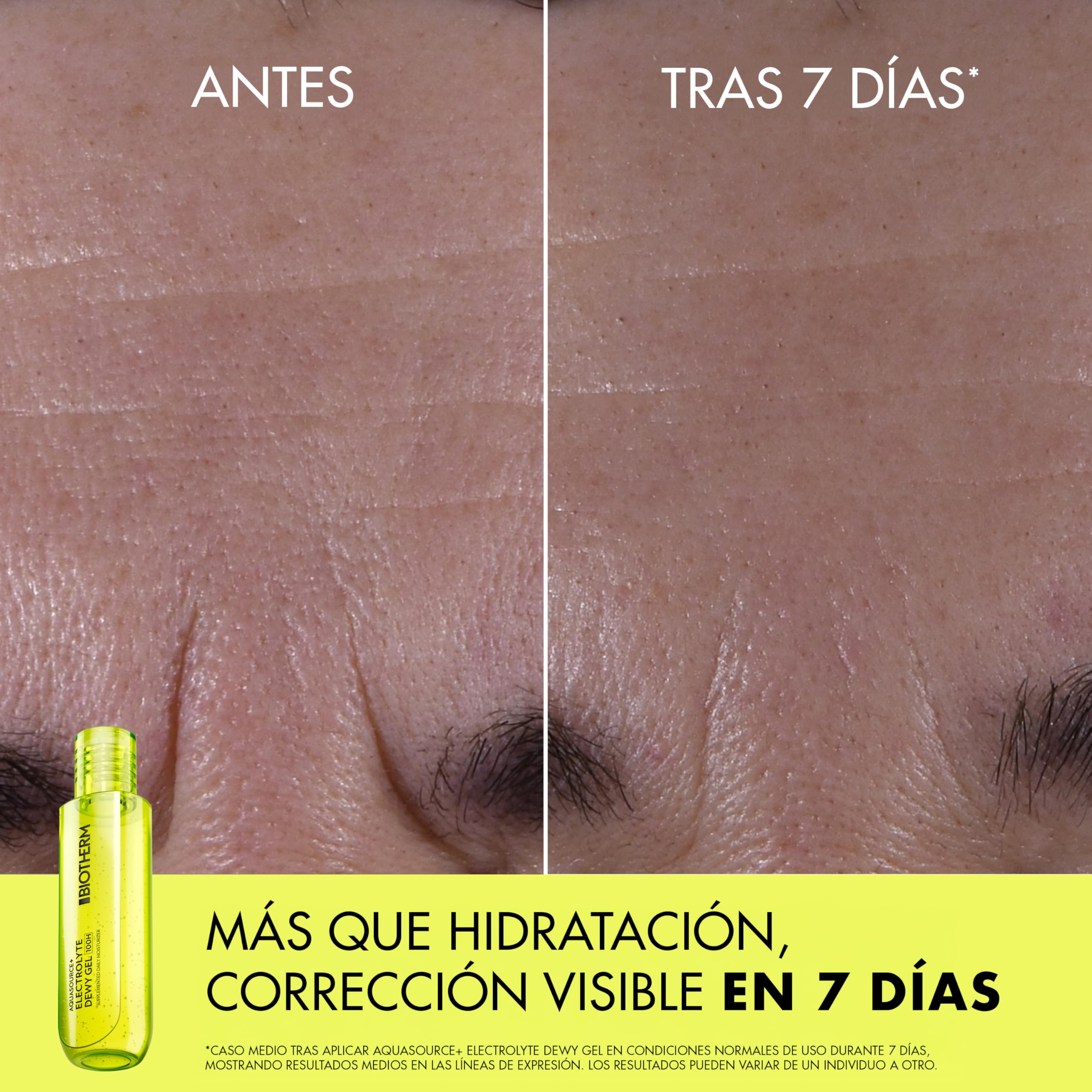 Biotherm, Aquasource+ Electrolyte Dewy Gel 100H, gel hidratante con mix de electrolitos y Hyalu B3, Fórmula sin alcohol para una hidratación intensa, Piel radiante y más rellena, 30 ml