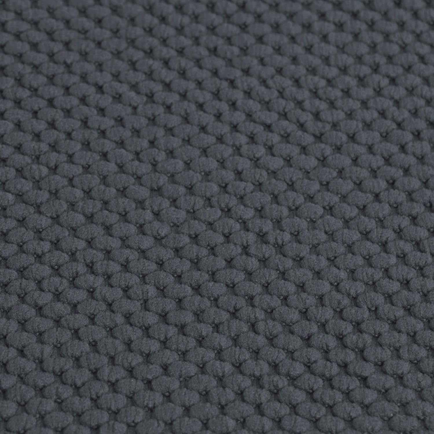 Marina Decoration Premium Thick Comfortable Cushion Memory Foam Chair Pads Honeycomb Pattern Nonslip Rubber Back Seat Topper Rounded Square 16 x 16 Seats Cover for Kitchen Chairs 4 Pack Charcoal Grey