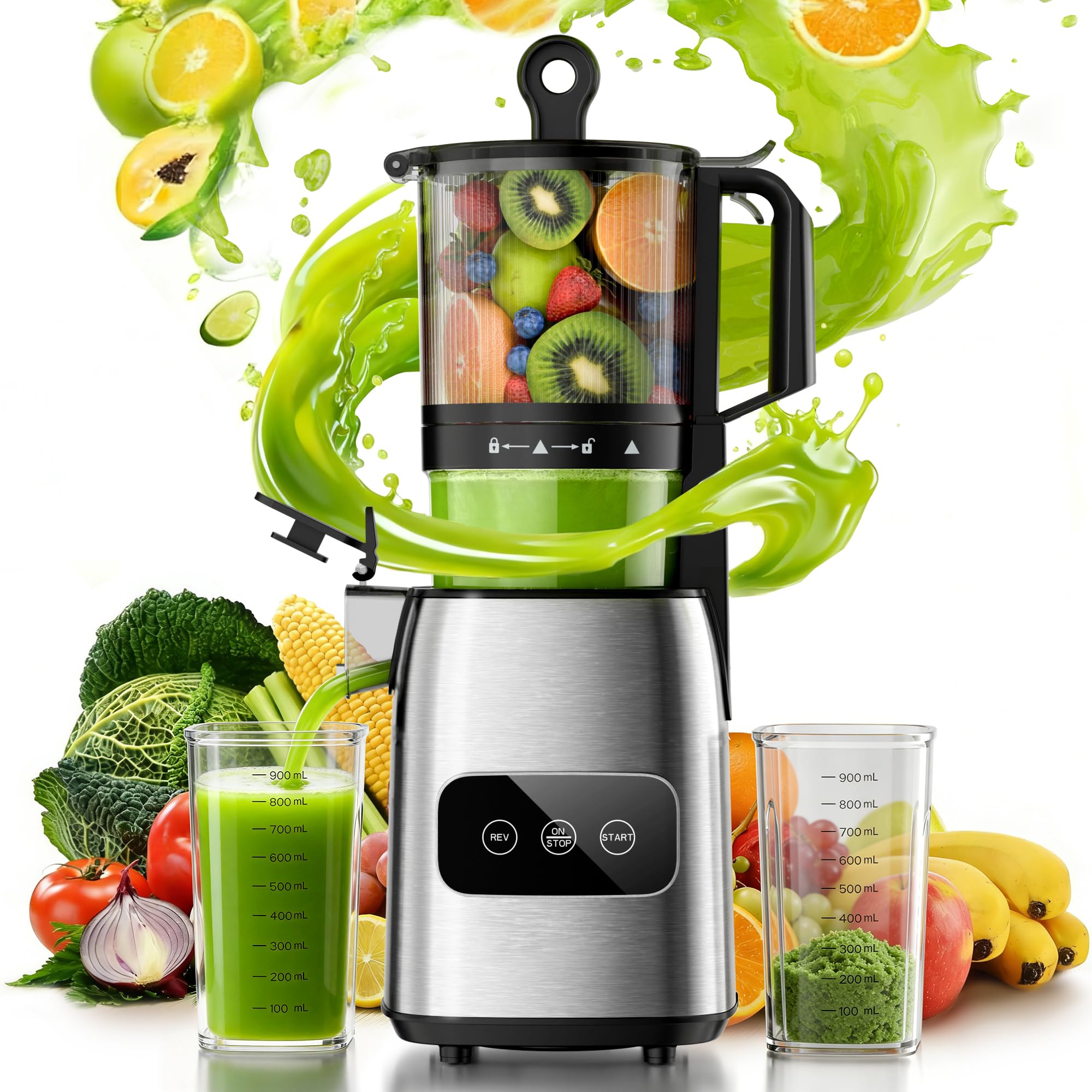 Amazon.com: Kismile Cold Press Juicer, 5.6