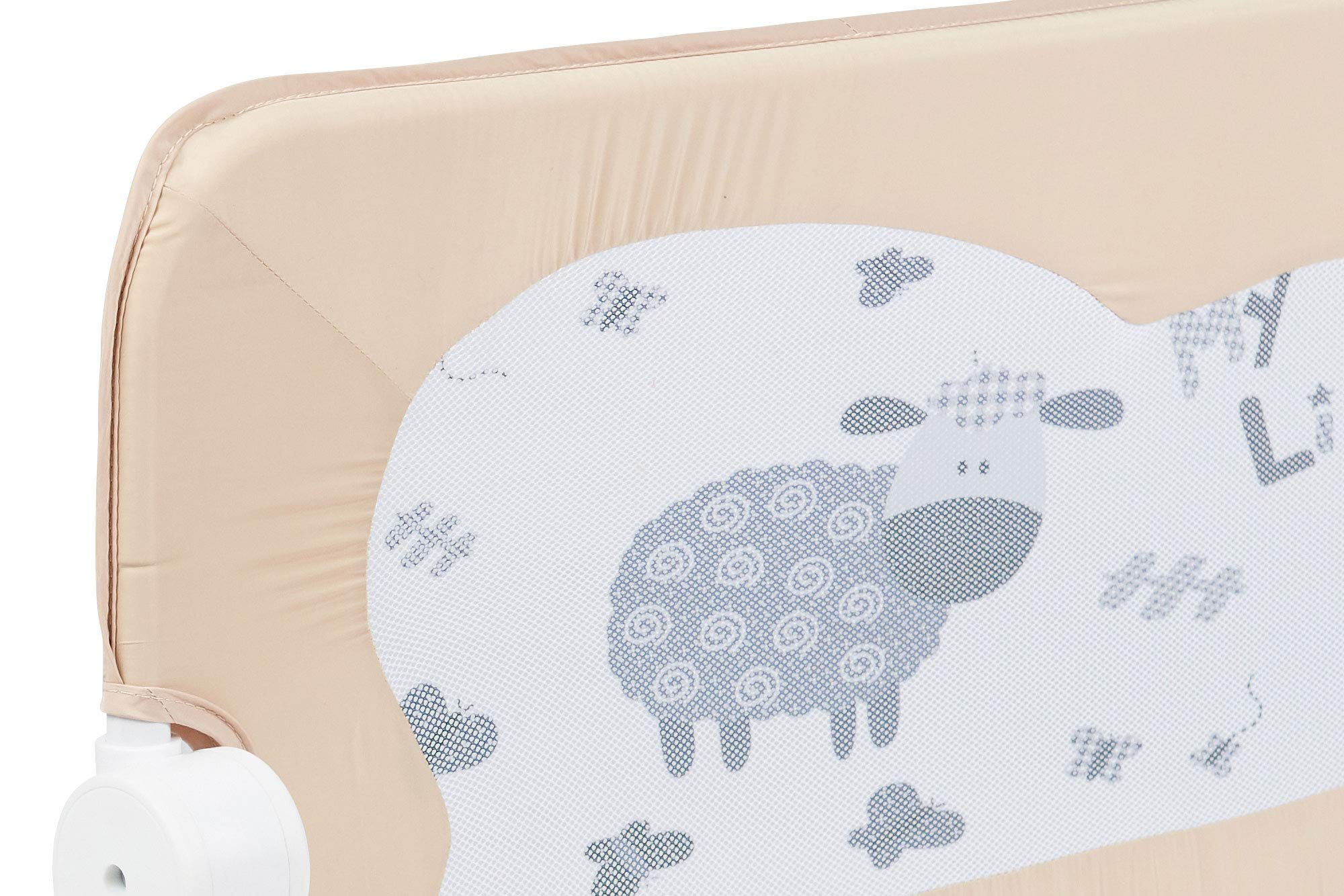 ib style® My Little Farm | Barandilla de la Cama | Protector de Cuna | 180cm Sandy