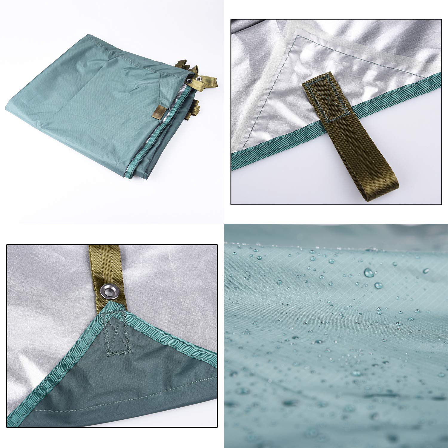 HYFAN Bâche portable pour hamac, tente, abri, randonnée, camping, extérieur, pique-nique, randonnée, voyage