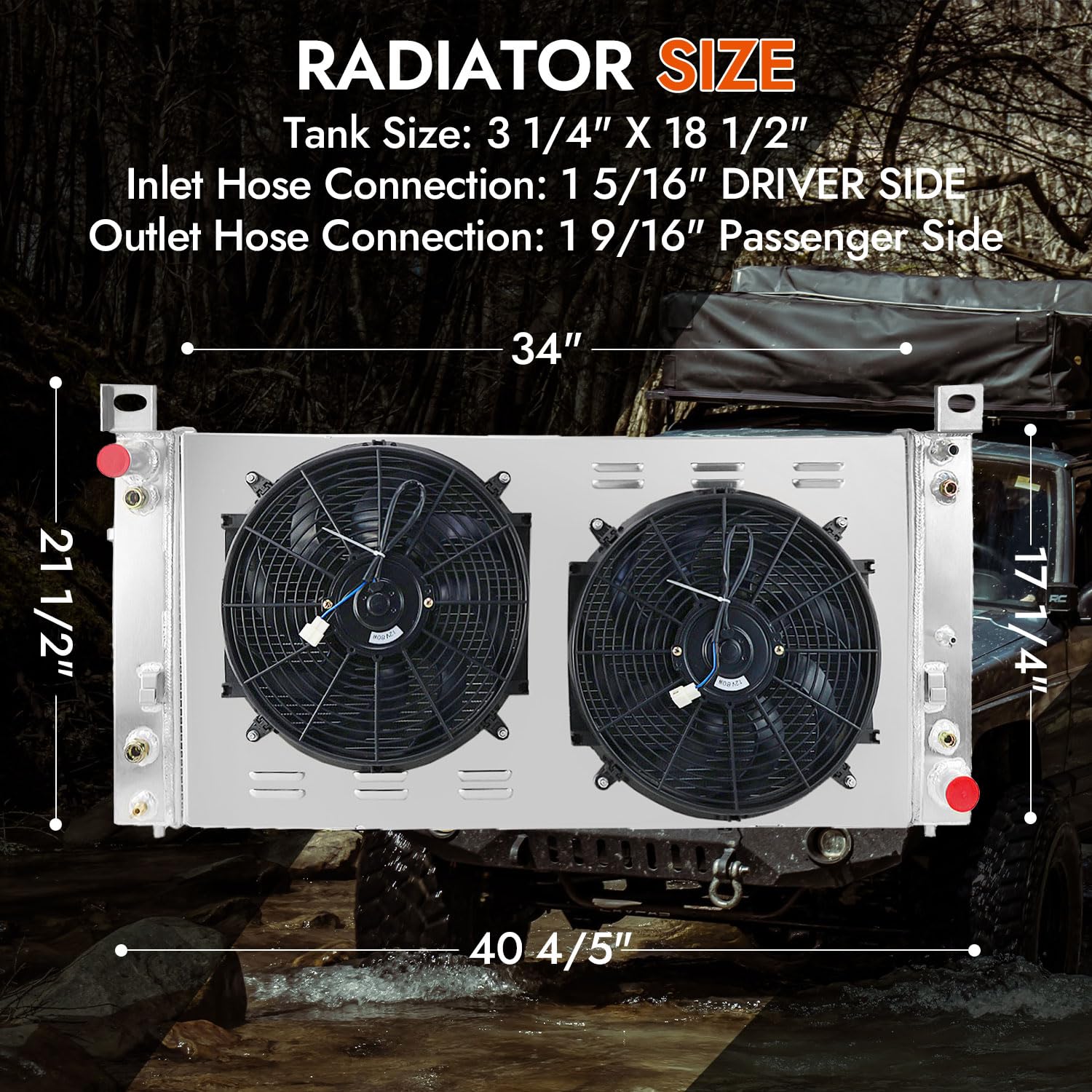 Upper Fan Shroud For 1999-2004 Chevy Silverado 1500/2500 HD, 2001-2006 Cadillac Escalade With 6.0L & Other Engines - Single Fan Design - View #8
