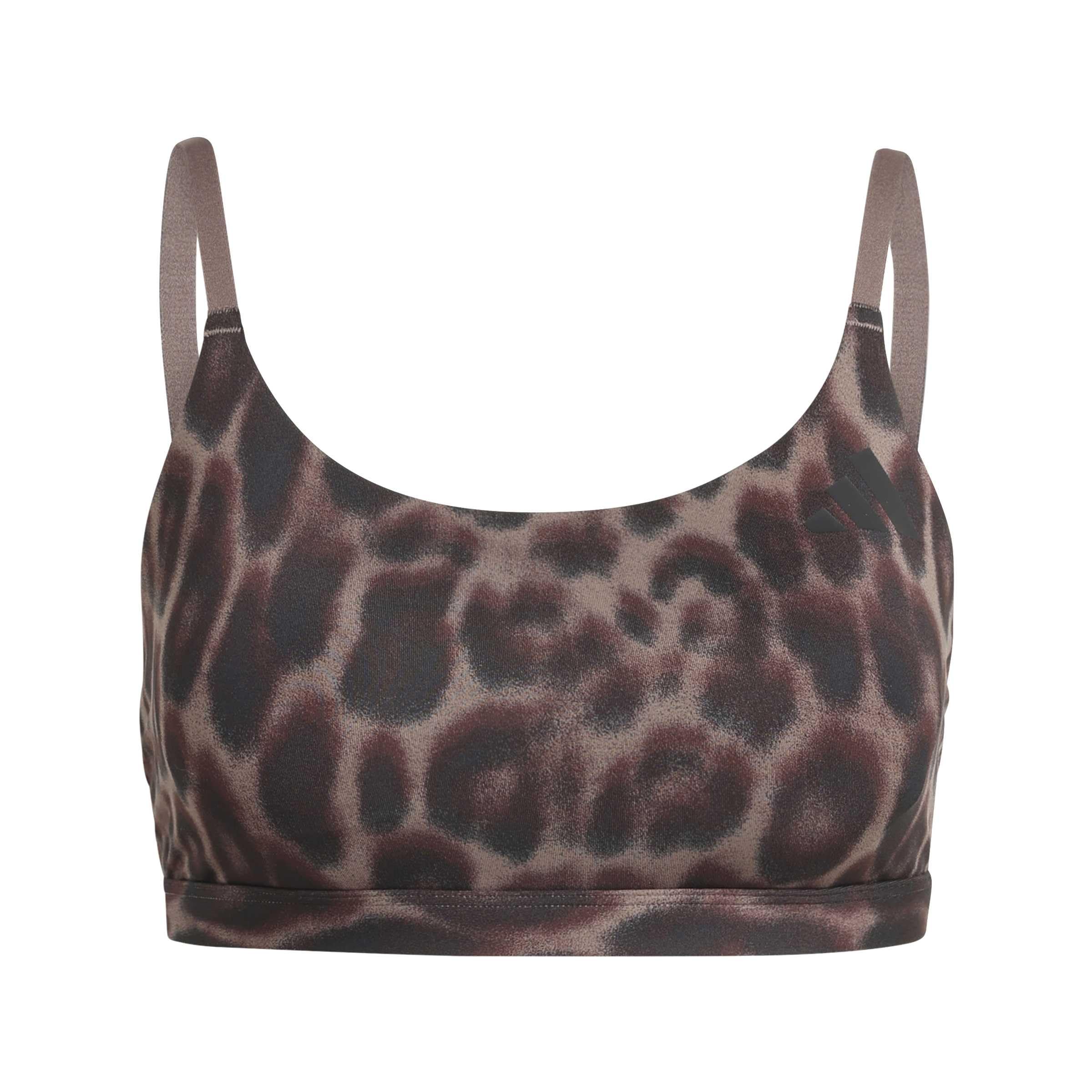 adidas Optime Essentials Workout Leopard Light Support Bra