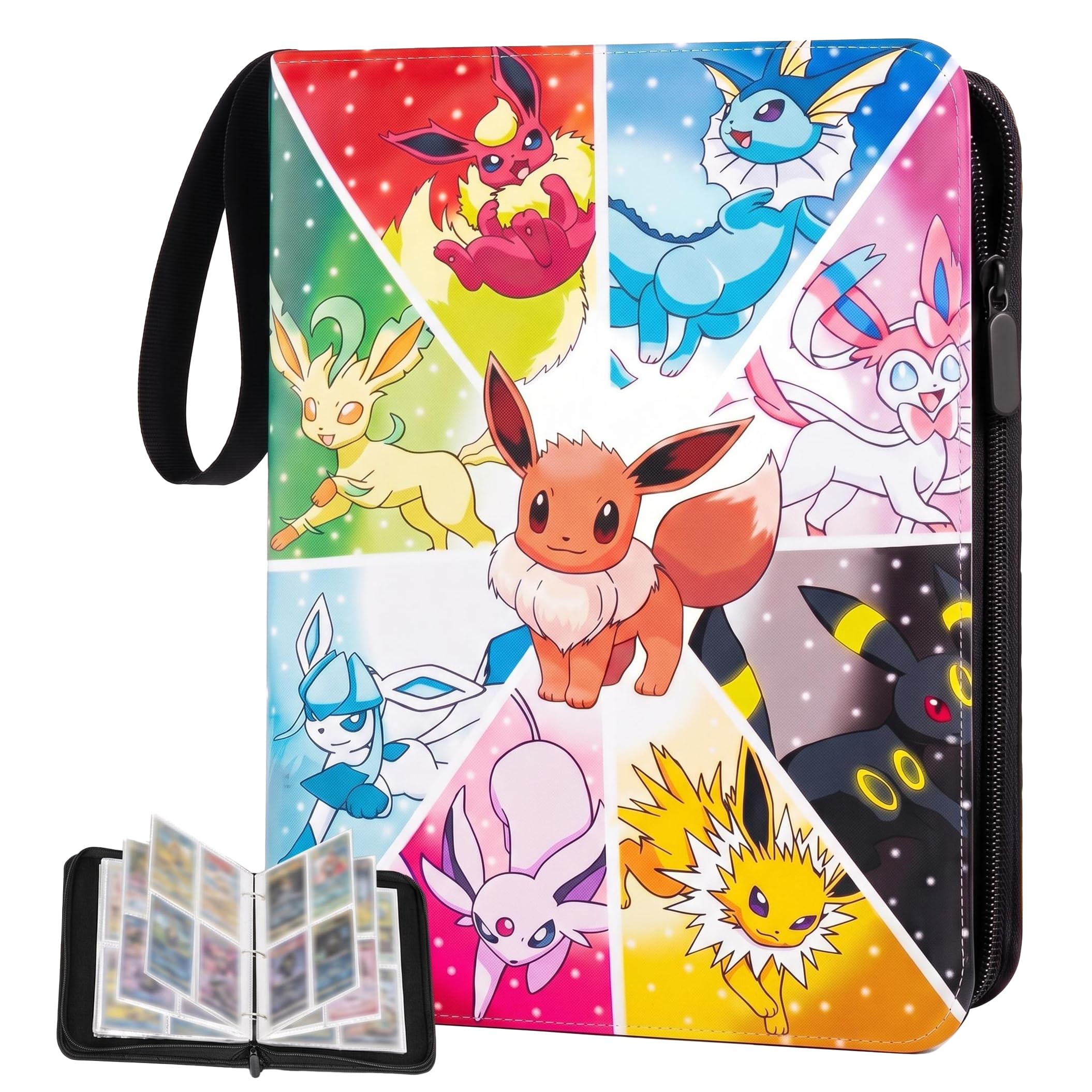 4 Pocket Card Binder, 60 Pages 480 Pockets Trading Card Binder